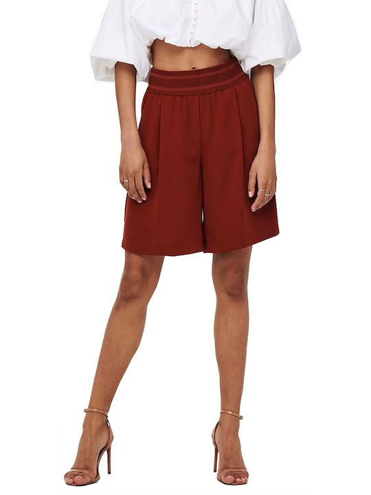 Only Women's High-waisted Shorts Toasted Coconut/Brown