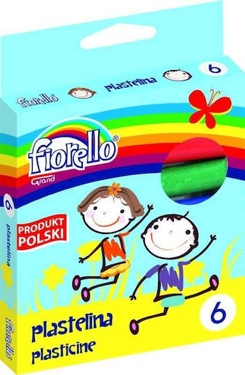 Fiorello Plasticină în Casetă Pentru 3+ Ani 6 Buc