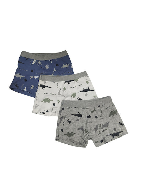 Cotonella Kids Boxers Set Grey 3pcs