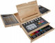Set de Colorat Lemn 35x26.5cm 83buc