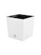 Prosperplast Ghiveci Rattan Alb 32x32x32.5εκ.