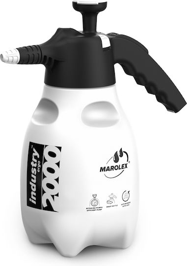 Marolex Ψεκαστήρας Προπιέσεως με Χωρητικότητα 2lt σε Λευκό χρώμα