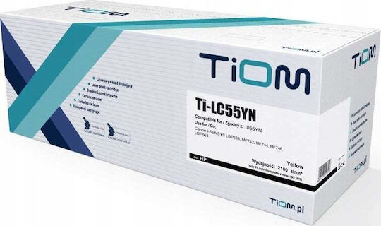 Tiom Συμβατό Toner για Laser Εκτυπωτή 055YN Κίτρινο