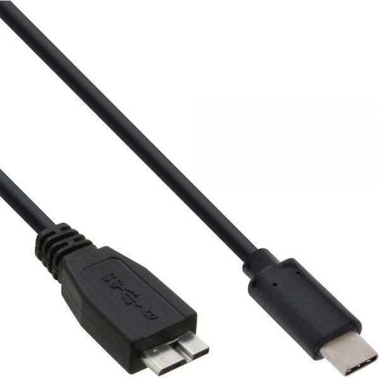 InLine USB 3.1 Cable USB-A male - USB-B male Μαύρο 2m 35722