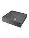 Deante Countertop Sink Porcelain 40x40cm Gray