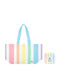 Unicorn Kinder Tasche Strandsache Mehrfarbige 39x19cm