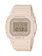 Casio Дамски Часовник 38mm Хронограф Кварцов с Розова Каишка от Каучук