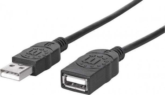 Manhattan Usb-a Usb-a Cable Usb 3m Black 364898