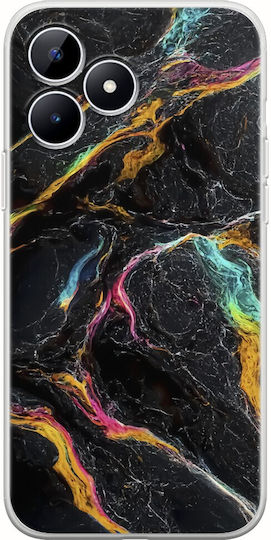 Cracked Marble - Colorful Back Cover Σιλικόνης Πολύχρωμο (Realme Note 50)