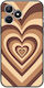 Latte Love Brown Задна корица Силикон Многоцветен (Realme Note 50)