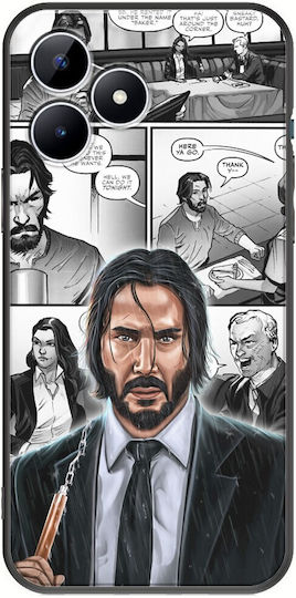 John Wick Задна корица Силикон Многоцветен (Realme Note 50 (OEM))