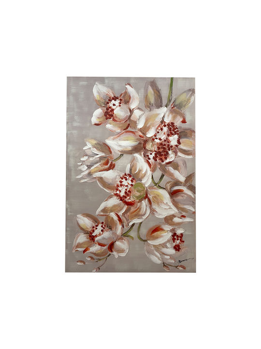 Inart Flourish Πίνακας σε Καμβά 80x120cm