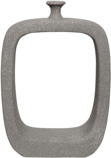 Marhome Floor Vase Stone Gray 37xH60cm