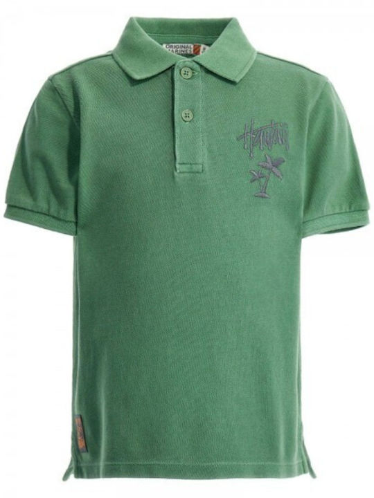 Original Marines Polo pentru copii TURF VERDE