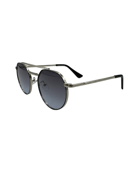 V-store Sunglasses with Gray Metal Frame and Gray Gradient Lens 80-800GRAY