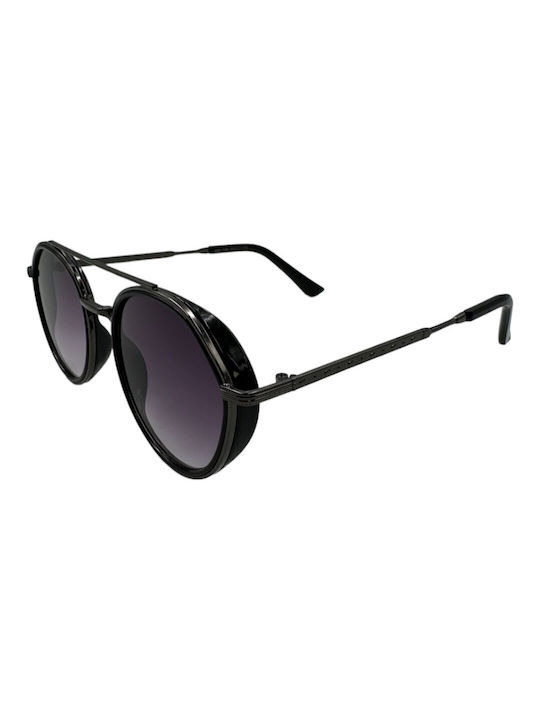 V-store Sunglasses with Black Frame and Black Gradient Lens 80-796PURPLE