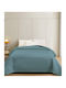 Melinen Tosca Coverlet King Size Microfiber Aqua 260x240cm