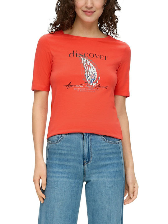 S.Oliver Damen T-Shirt Red