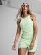 Puma Women's Athletic Blouse Sleeveless Green