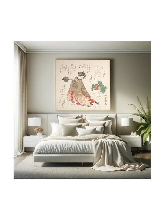 Young Painting on Canvas 110x110cm