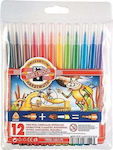 Koh-i-noor Paint Fun Crayon Set 12 Colours