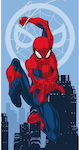 Borea Παιδική Πετσέτα Θαλάσσης Μπλε Spiderman 140x70εκ.