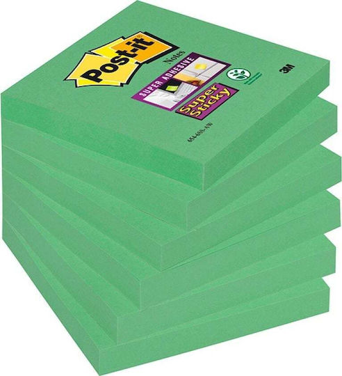 Post-it Post-it Note Post-it Super Sticky 654-6ss-aw 76x76mm 1x90 Sheets Green