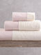 Rythmos Bath Towel Set 3pcs Sinclair Ecru-pink Weight 500gr/m²