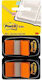 Post-it 680-o2eu Standard Index File 2-pack Orange 2 Pcs 3m0953