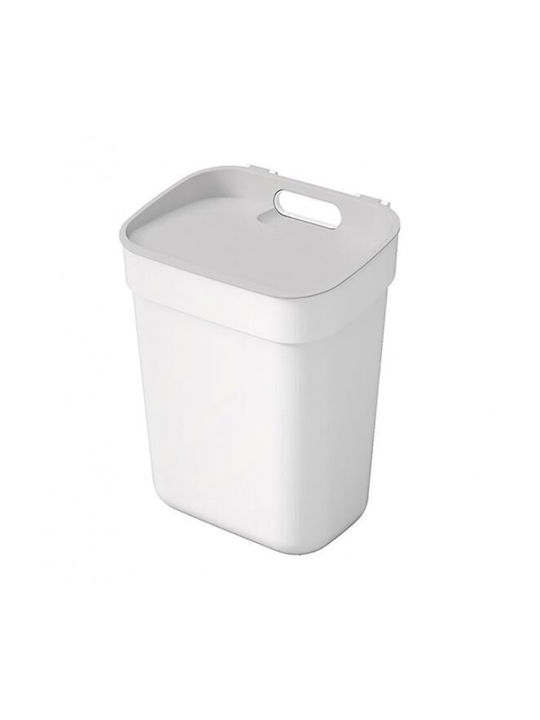 Curver Waste Bin Recycling Plastic for Cabinet White 10lt 1pcs
