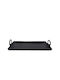 InTheBox Metall Rechteckig Serviertablett mit Griffen in Schwarz Farbe 50x19x3cm 028998 1Stück
