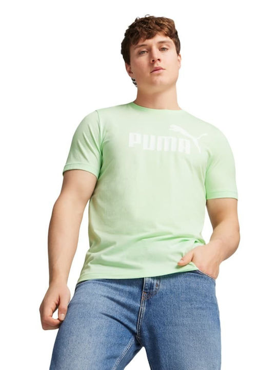 Puma Men's Short Sleeve Blouse Green