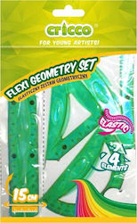 Cricco Flexi Geometric Set 15 Cm Cricco Ruler Cricco Flexi Geometric Set 15 Cm Cricco Ruler