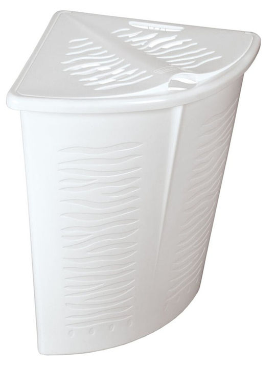 Branq Laundry Basket Plastic White