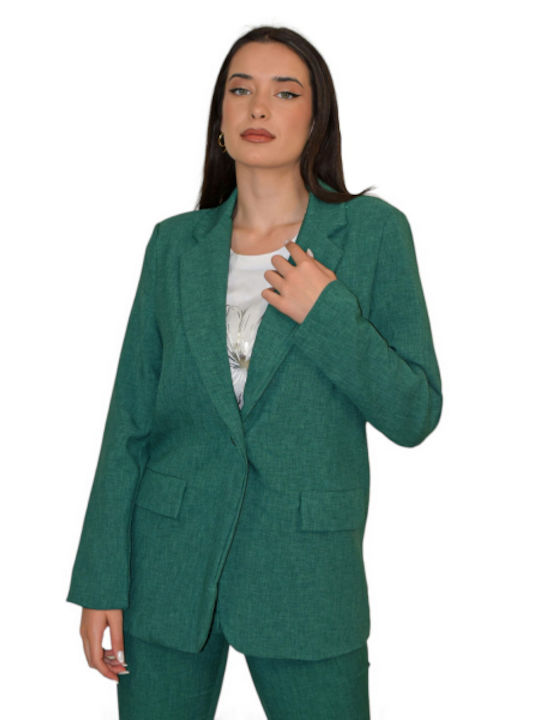 Morena Spain Blazer pentru femei Sacou Verde