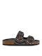 Exe Damen Flache Sandalen in Schwarz Farbe