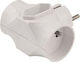 Elgotech T-Shaped Wall Plug 2 Positions with Switch