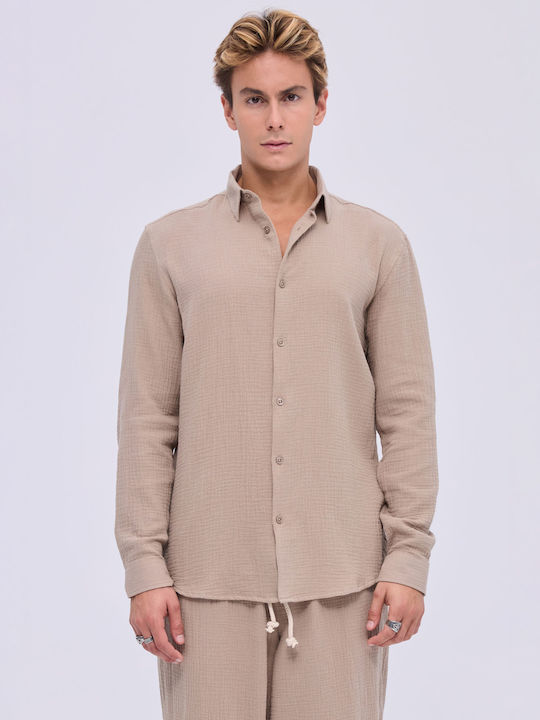 Aristoteli Bitsiani Men's Shirt Beige