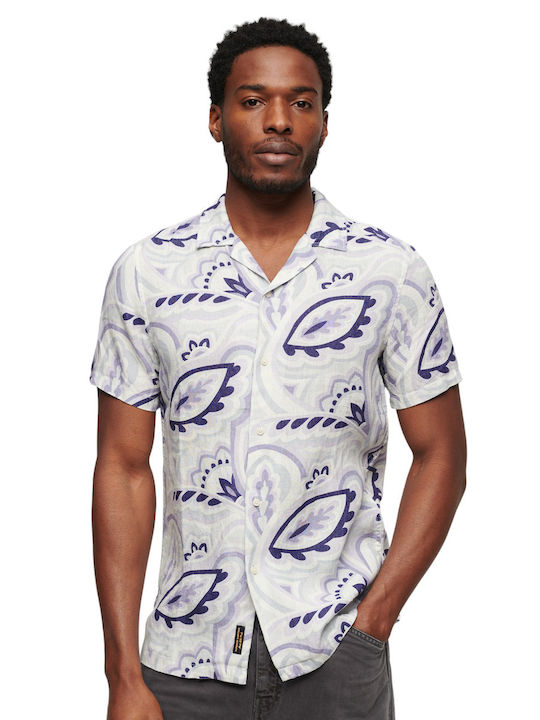 Superdry Stud Λινό Πουκάμισο Multi