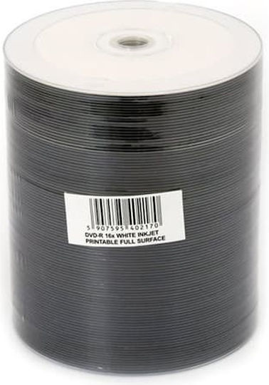 Omega Εγγράψιμα DVD-R 16x Printable 4.7GB Cake Box 100τμχ