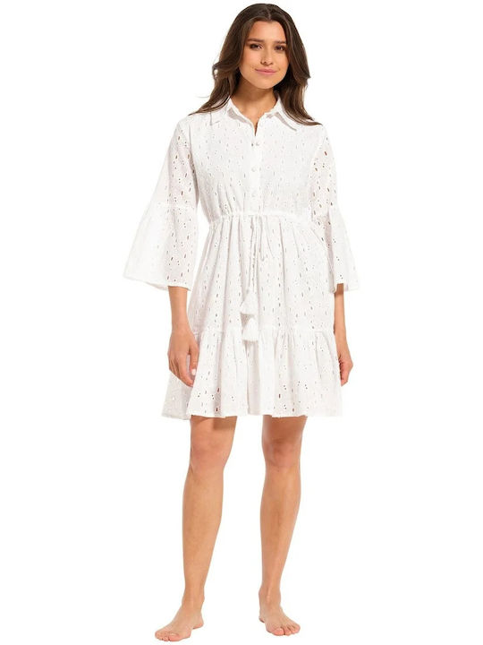 Pastunette Feminin Rochie de Plajă WHITE