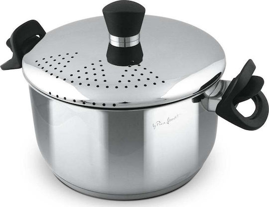 Lamart Deep Stainless Steel Pot 6lt / 24cm