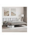 King Size Metal Bed Black with Slats for Mattress 193x203cm