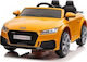 Audi TTRS Διθέσιο με Τηλεκοντρόλ 12 Volt Κίτρινο για 3+ Ετών