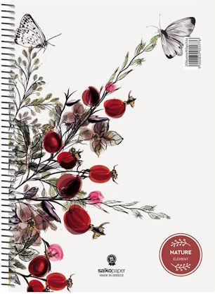 Spiral Notebook Nature A4 21x29 240 pages 4 Subjects 5579