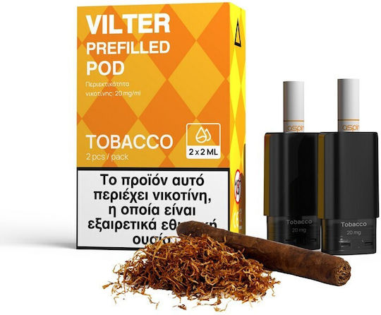 Aspire Ready-to-use E-Liquid Vilter with Smoking Flavor 20mg 10ml 2pcs