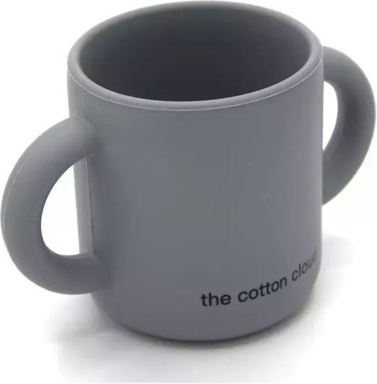 The Cotton Cloud Παιδικό Ποτηράκι από Σιλικόνη Γκρι