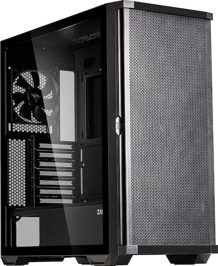 Zalman Z10 Gaming Middle Tower Carcasă Calculator cu Fereastră Laterală Negru
