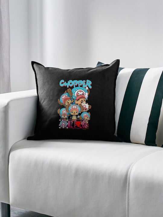 Chopper One Piece Sofa Pillow Black 100% Cotton Filling Included 50x50cm