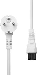 ProXtend Schuko / IEC C5 - Schuko / IEC C5 Кабел 2м Бял (PC-FAC5-002W) ProXtend Schuko / IEC C5 - Schuko / IEC C5 Кабел 2м Бял (PC-FAC5-002W)